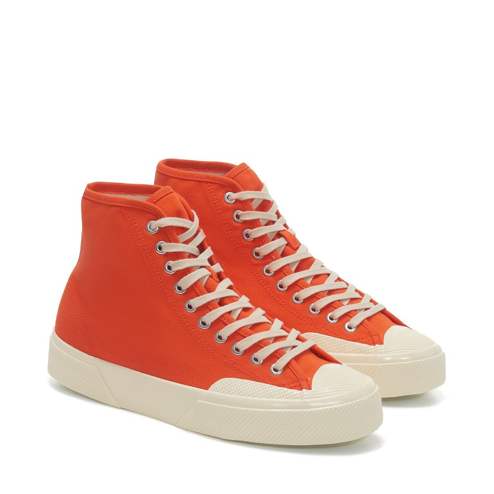 Superga 2433 Red High Top Sneakers - Men's Sneakers USA | US2733628